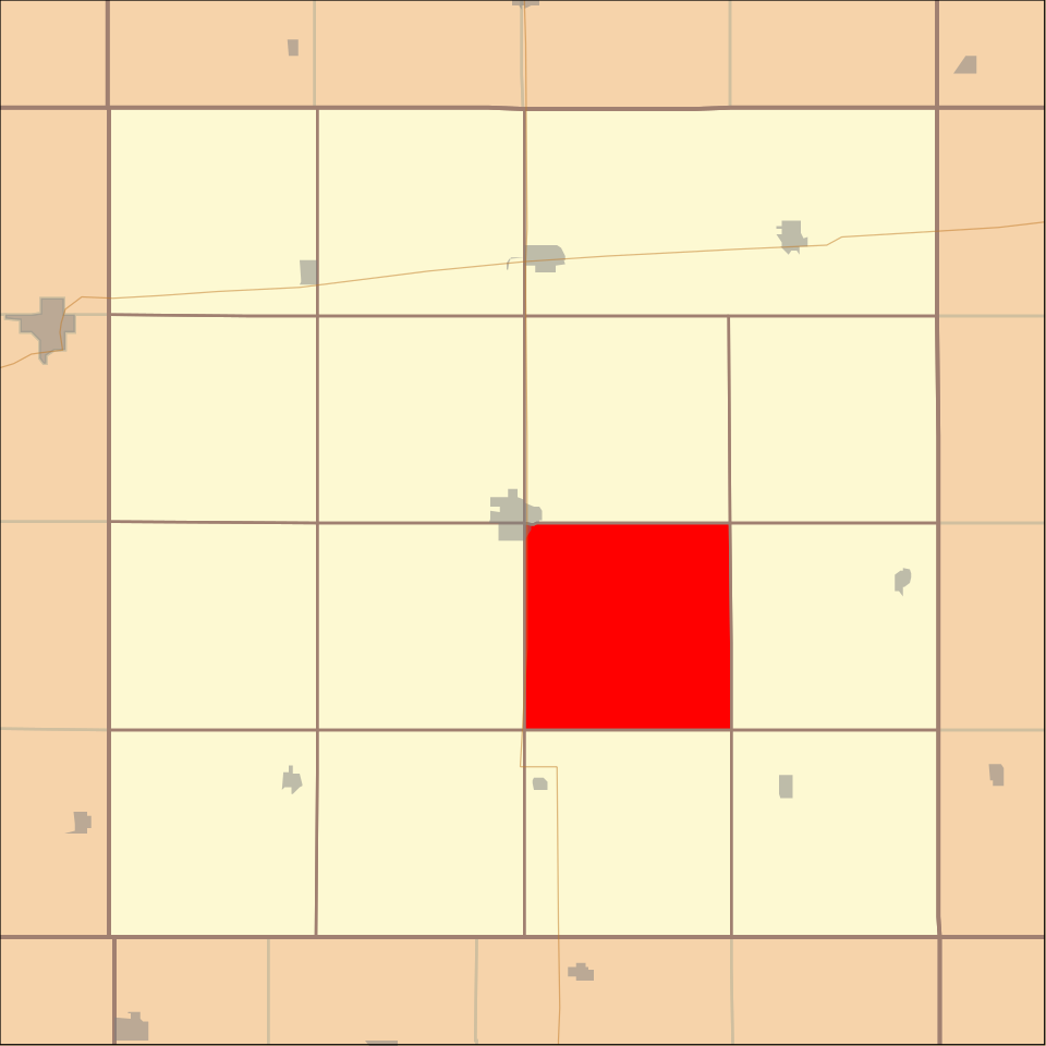Locator map of Chelsea