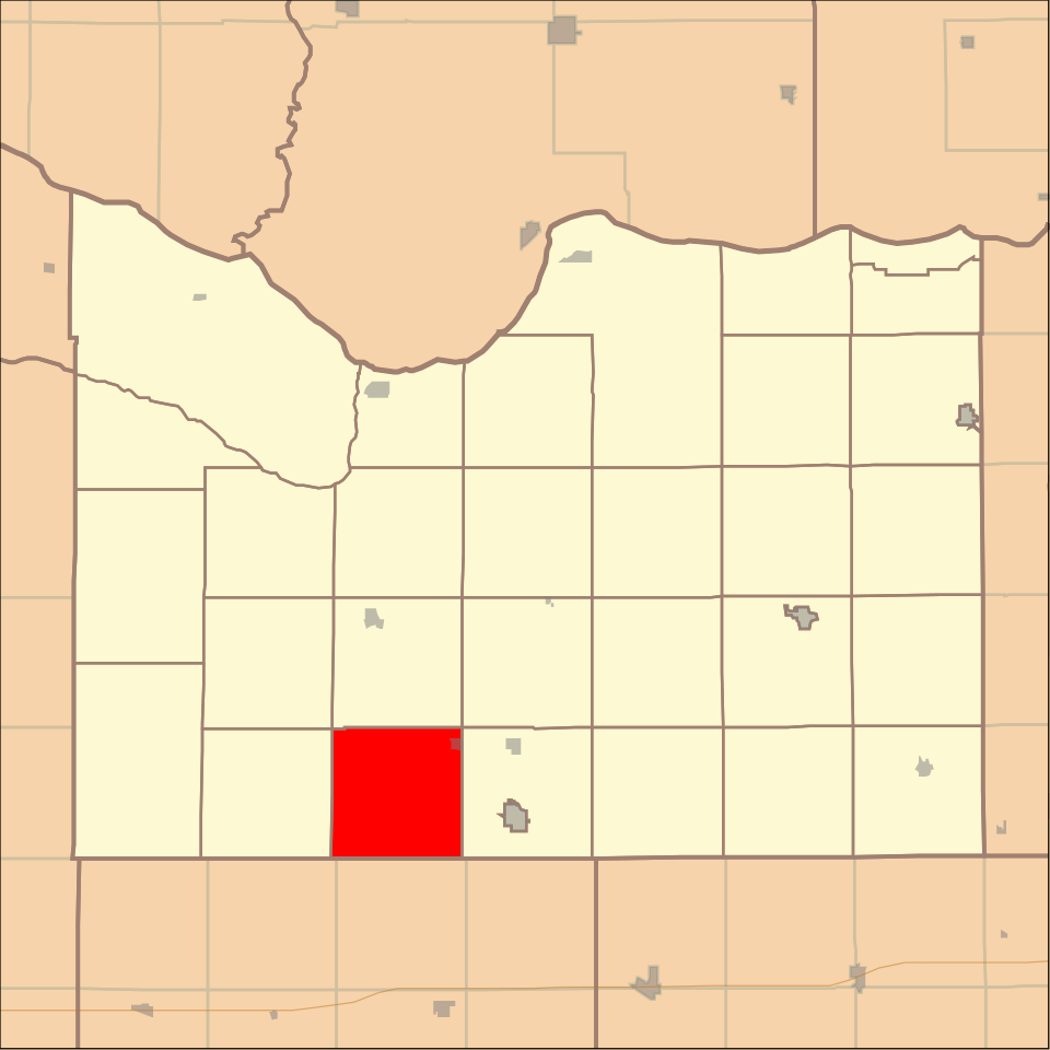Locator map of Miller