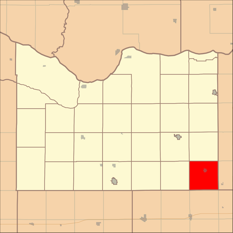 Locator map of Lincoln