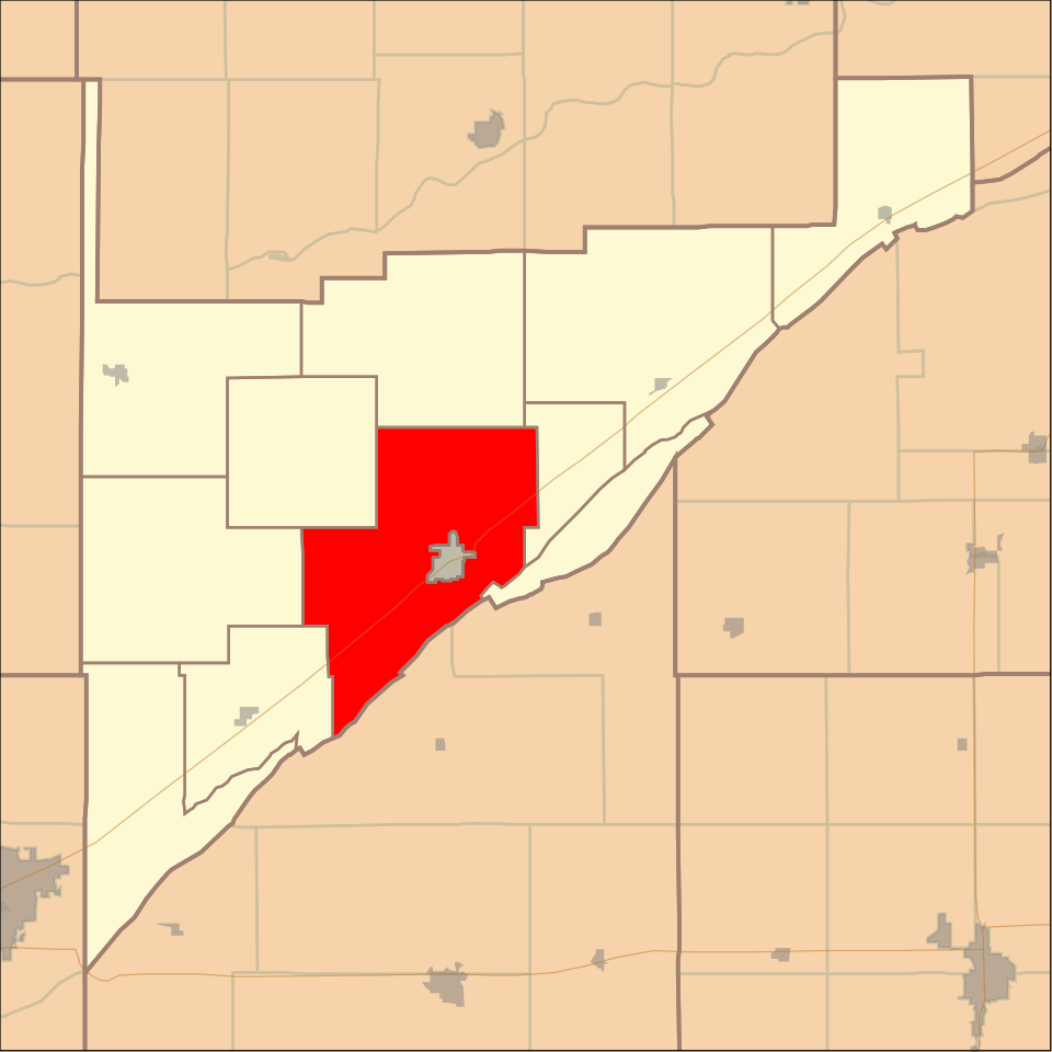 Locator map of Lone Tree
