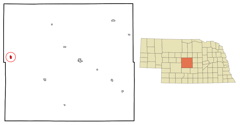 Locator map of Arnold