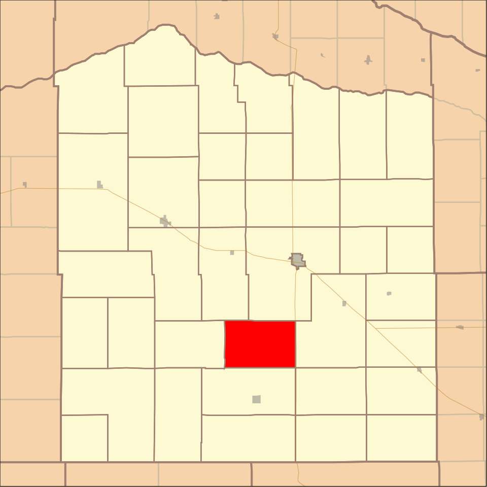 Locator map of Shamrock