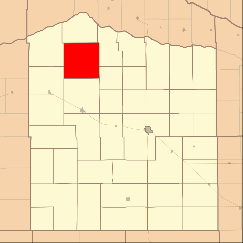 Locator map of Sand Creek