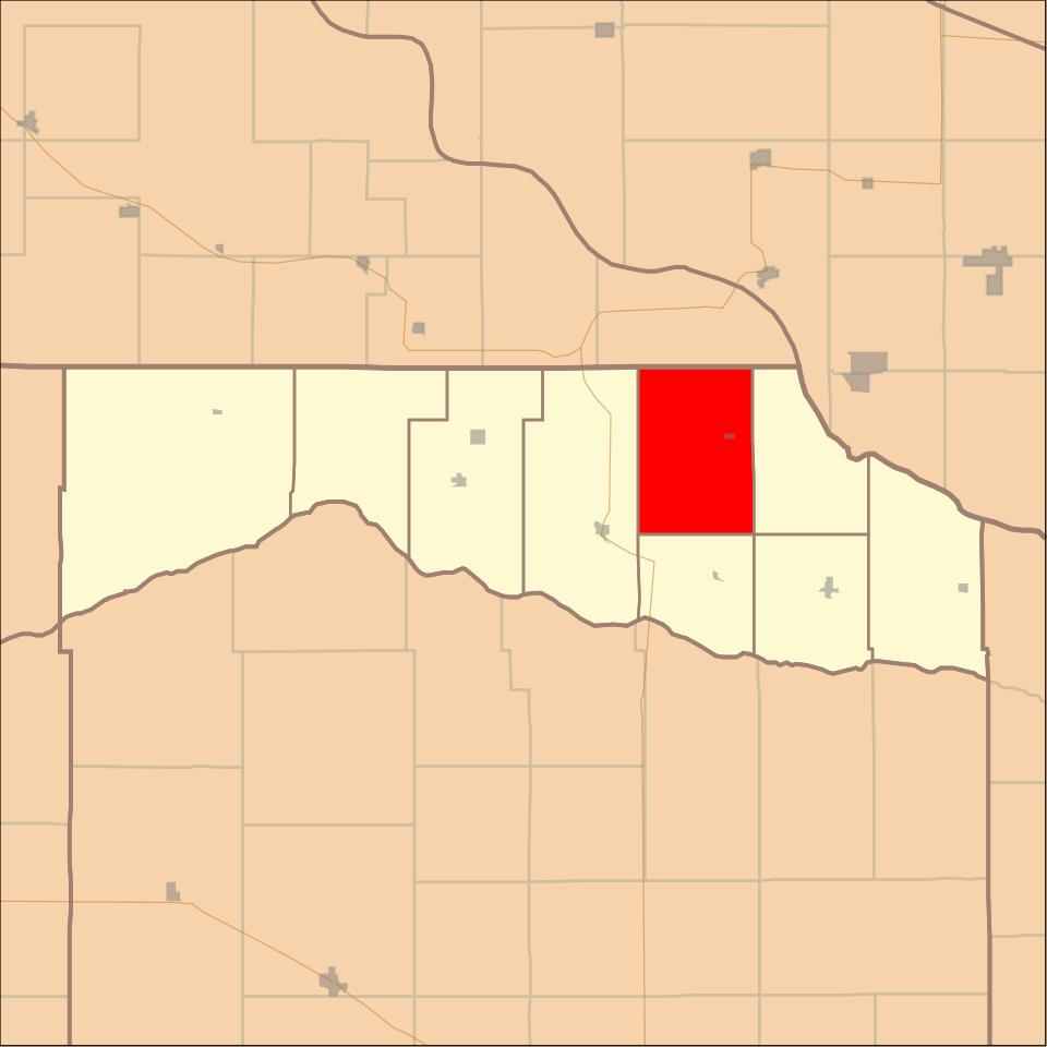 Locator map of Morton