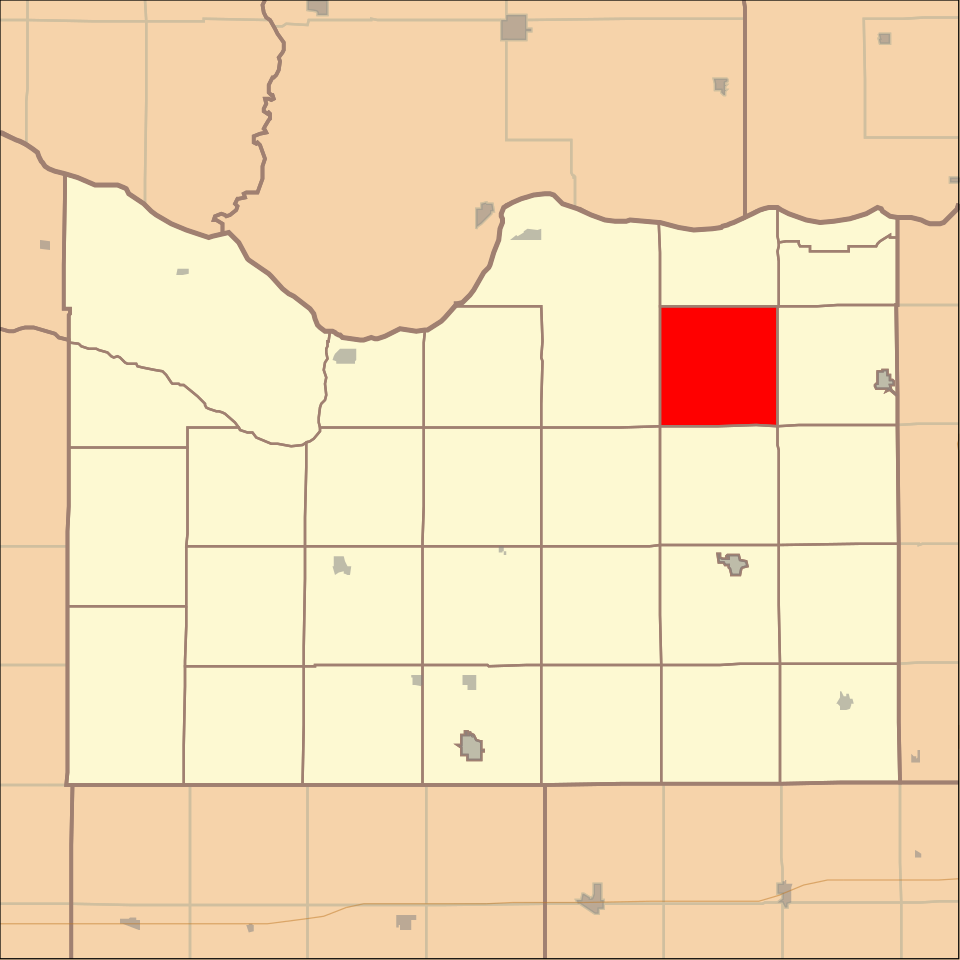 Locator map of Addison