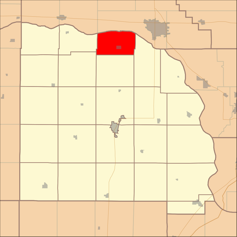 Locator map of North Cedar