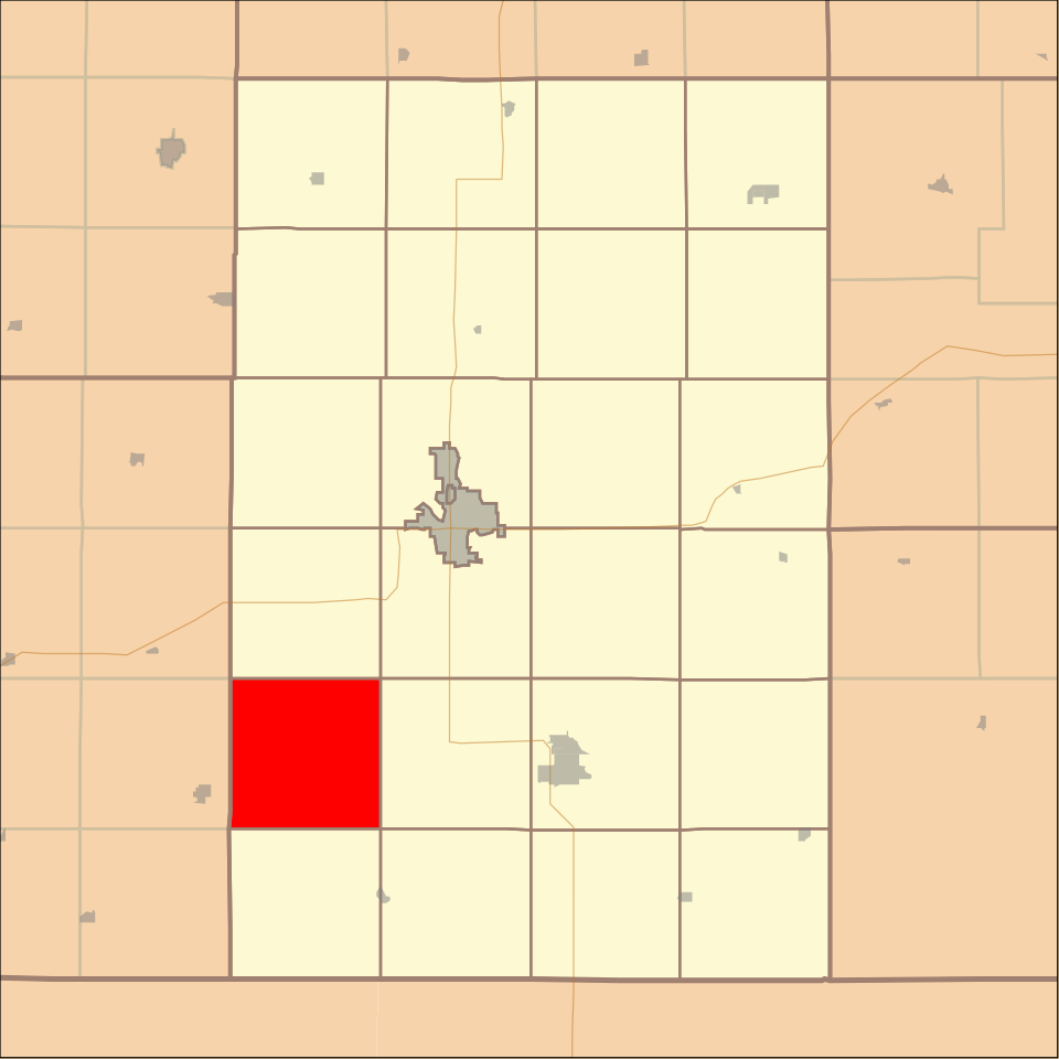Locator map of Elm