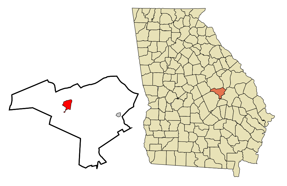 Map of Wrightsville