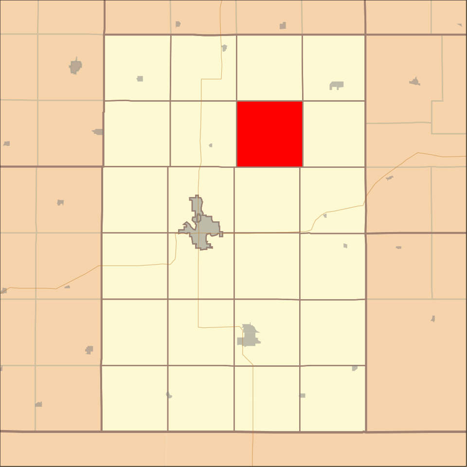 Locator map of Hanover