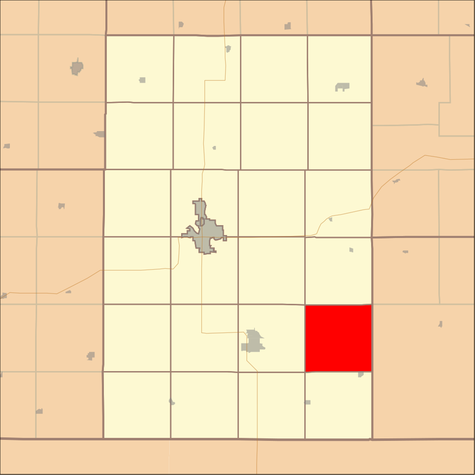 Locator map of Island Grove