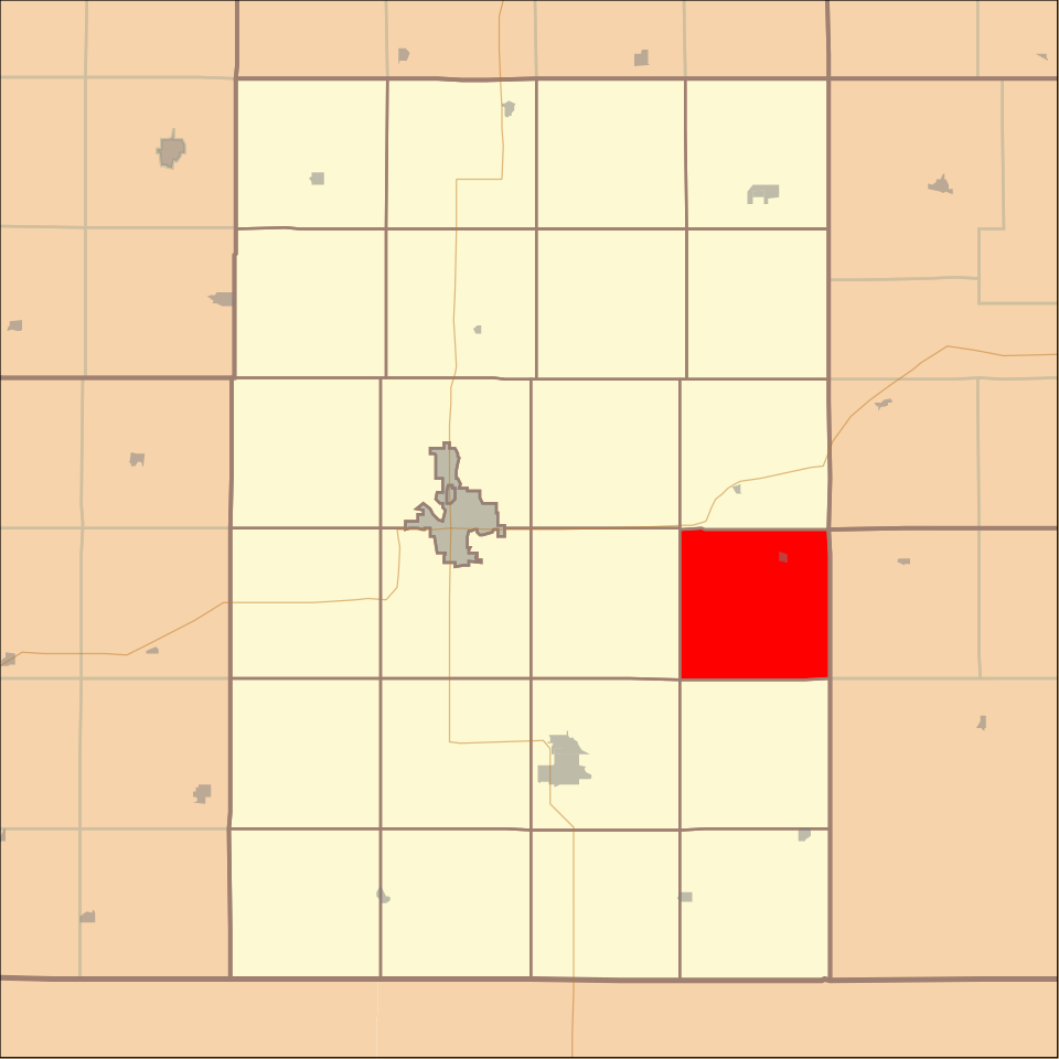 Locator map of Sherman