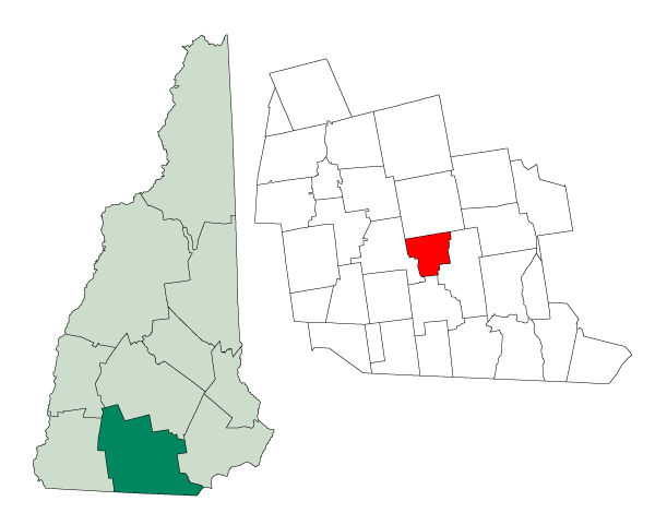 Locator map of Mont Vernon