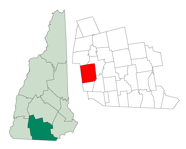 Locator map of Peterborough