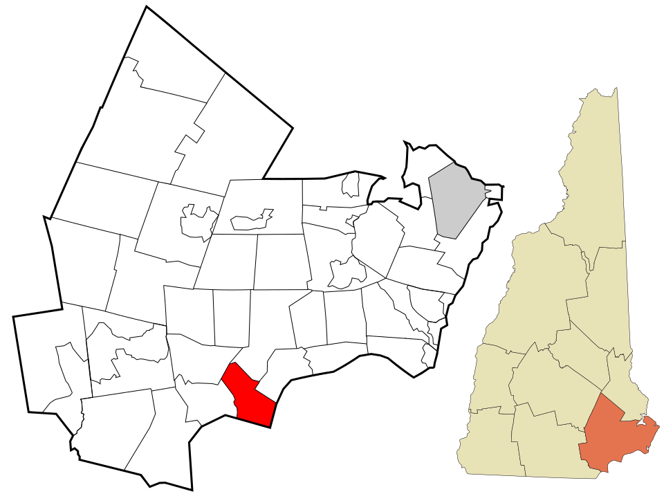 Locator map of Plaistow