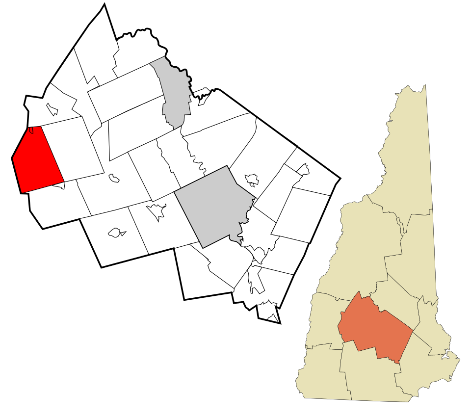 Locator map of Newbury