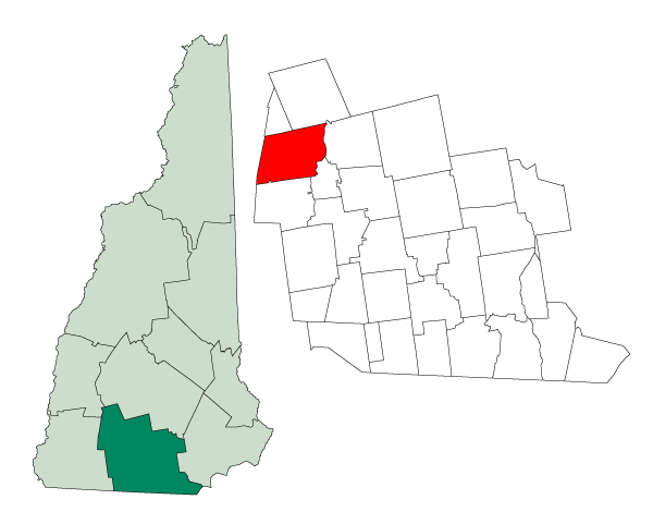 Locator map of Antrim