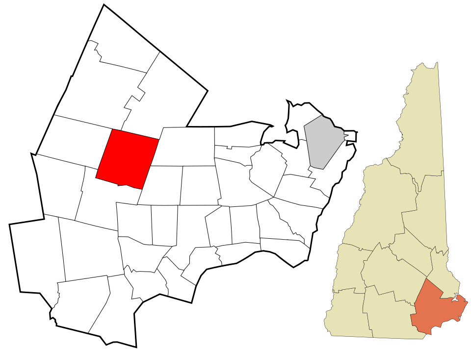Locator map of Raymond