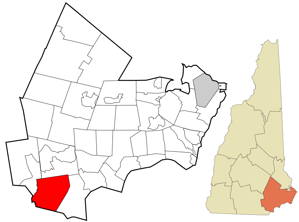 Locator map of Windham