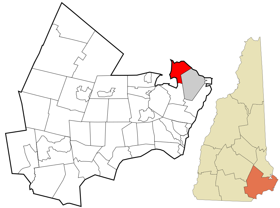 Locator map of Newington