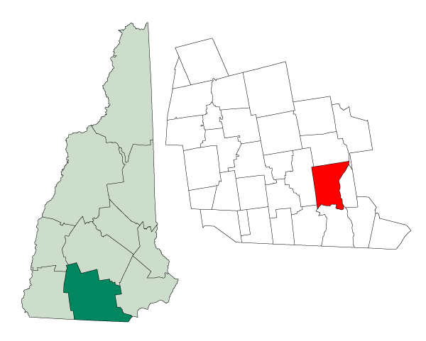 Map of Merrimack