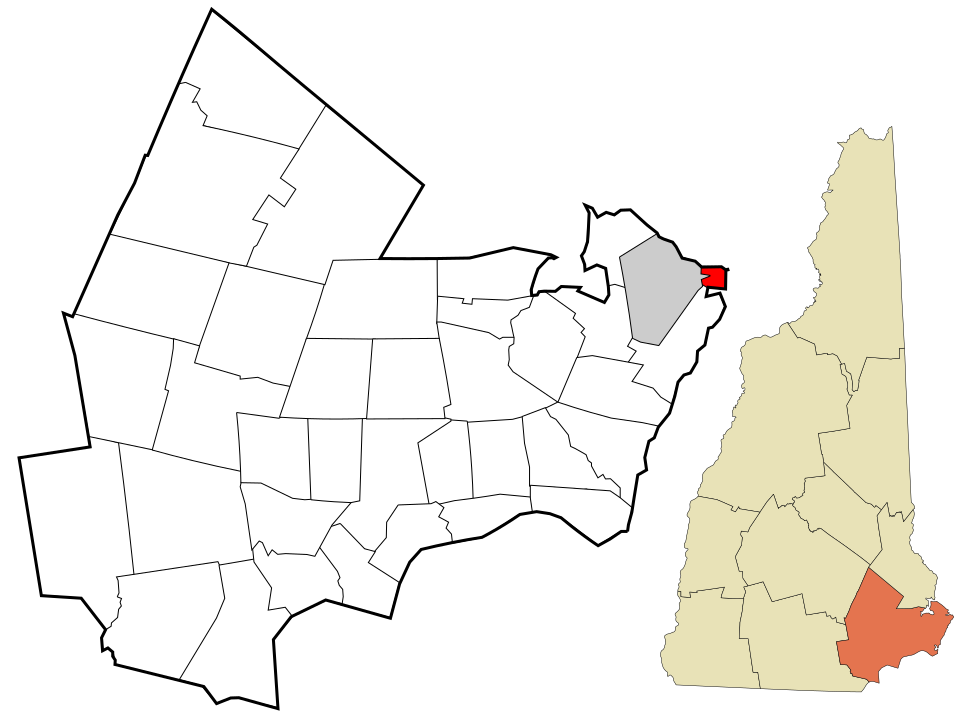 Locator map of New Castle