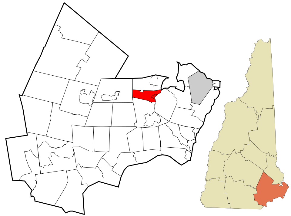 Locator map of Newfields