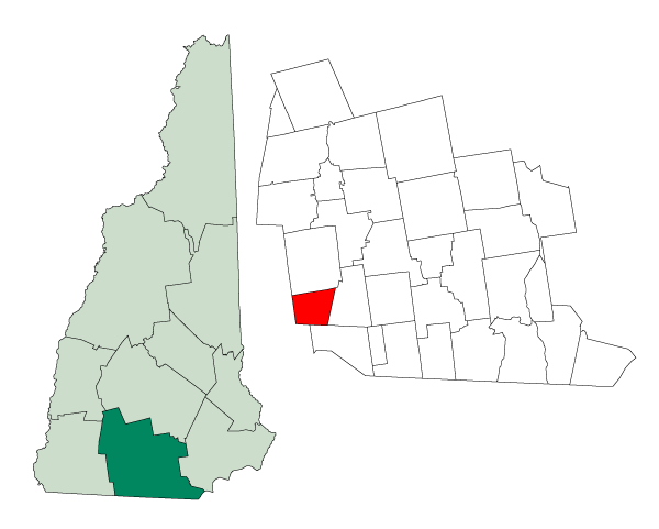Locator map of Sharon