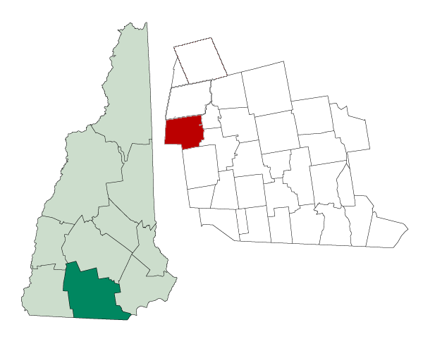 Locator map of Hancock