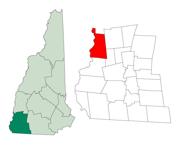 Locator map of Walpole