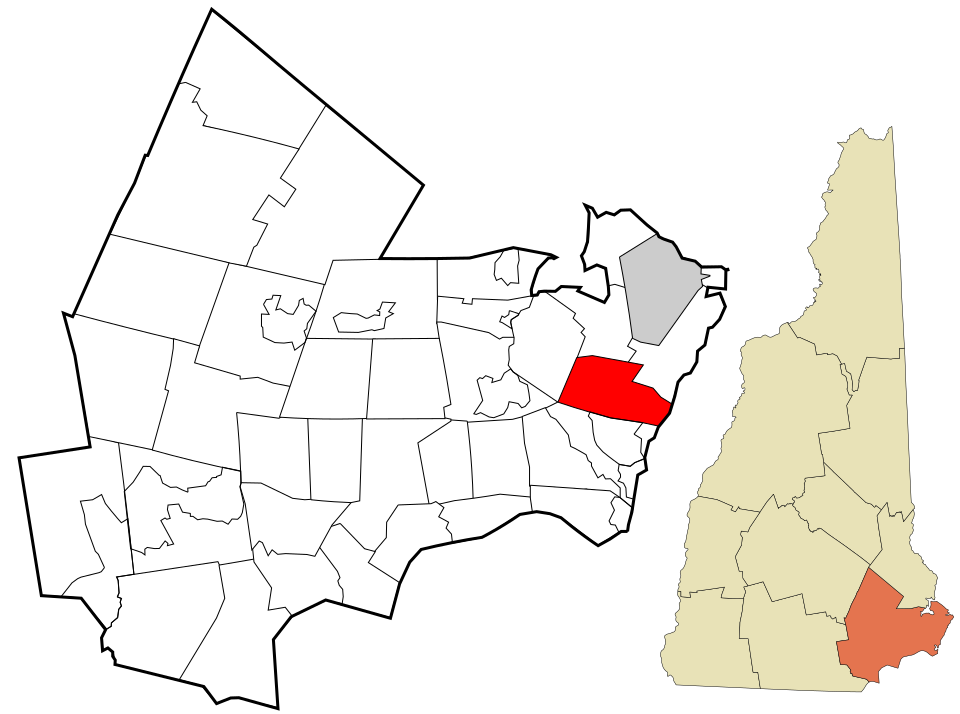 Locator map of North Hampton