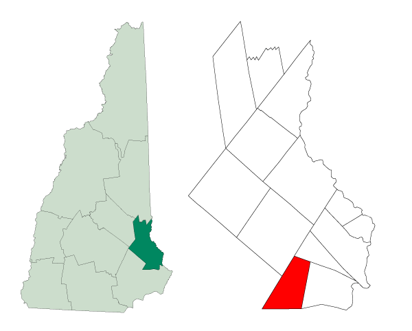 Locator map of Lee
