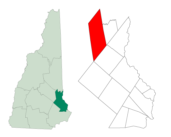 Map of New Durham