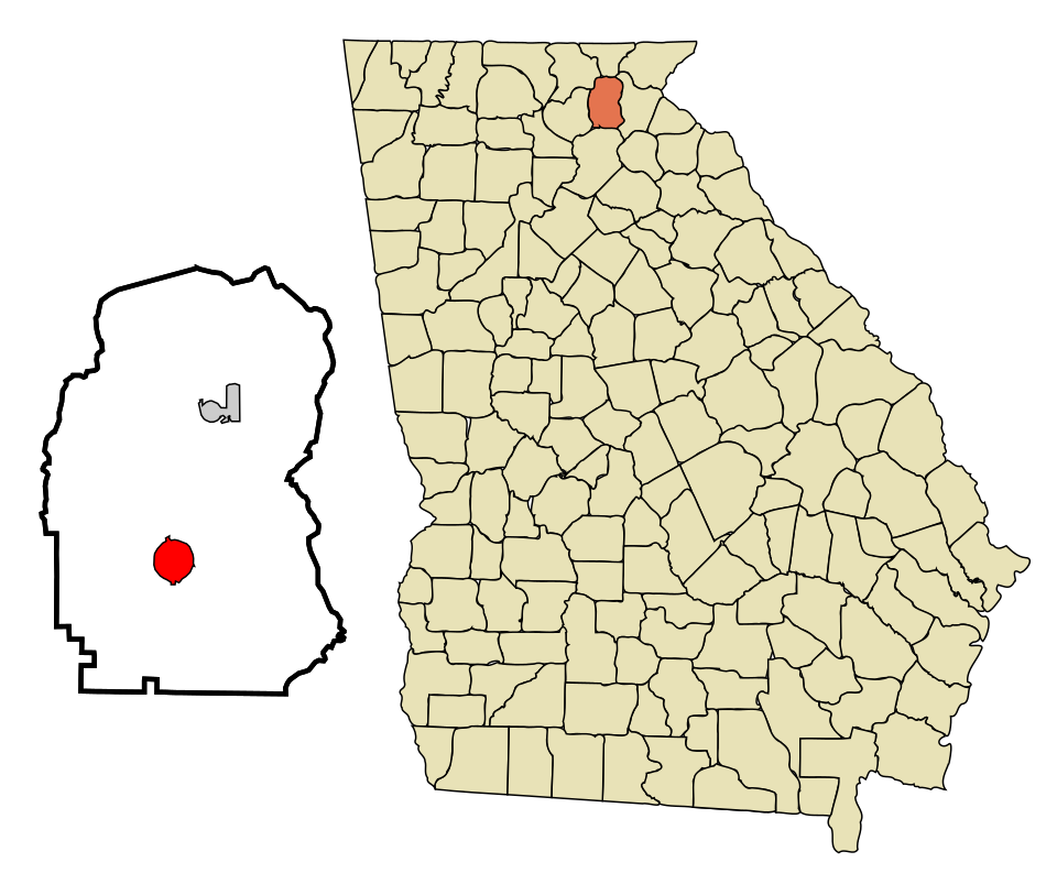 Locator map of Cleveland