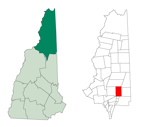 Locator map of Gorham