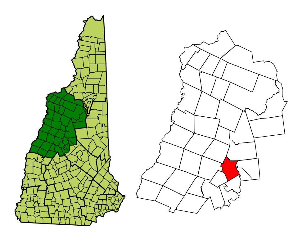 Locator map of Plymouth