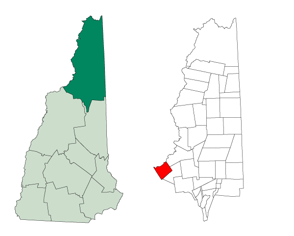Locator map of Dalton