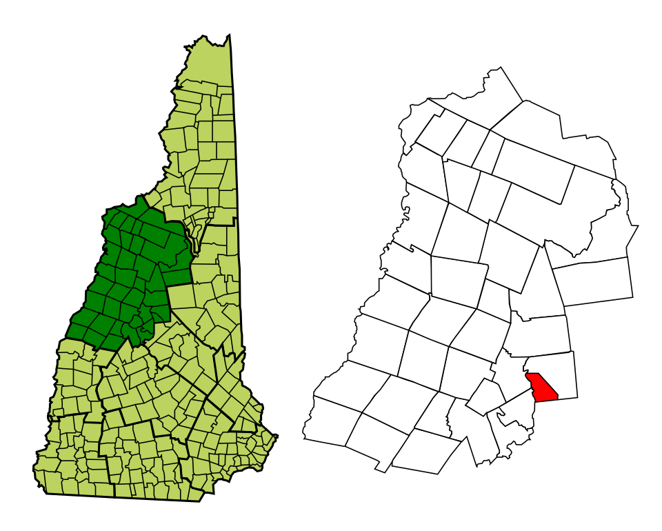 Locator map of Ashland