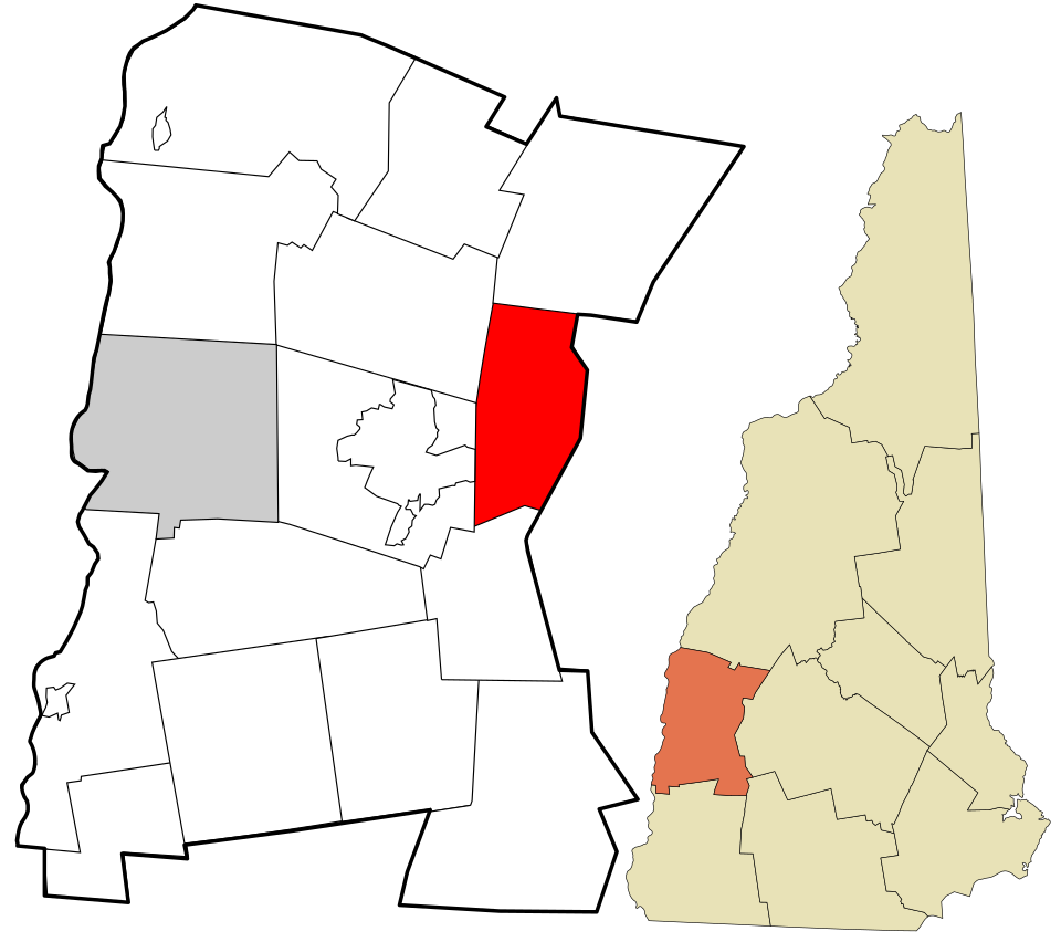 Locator map of Sunapee