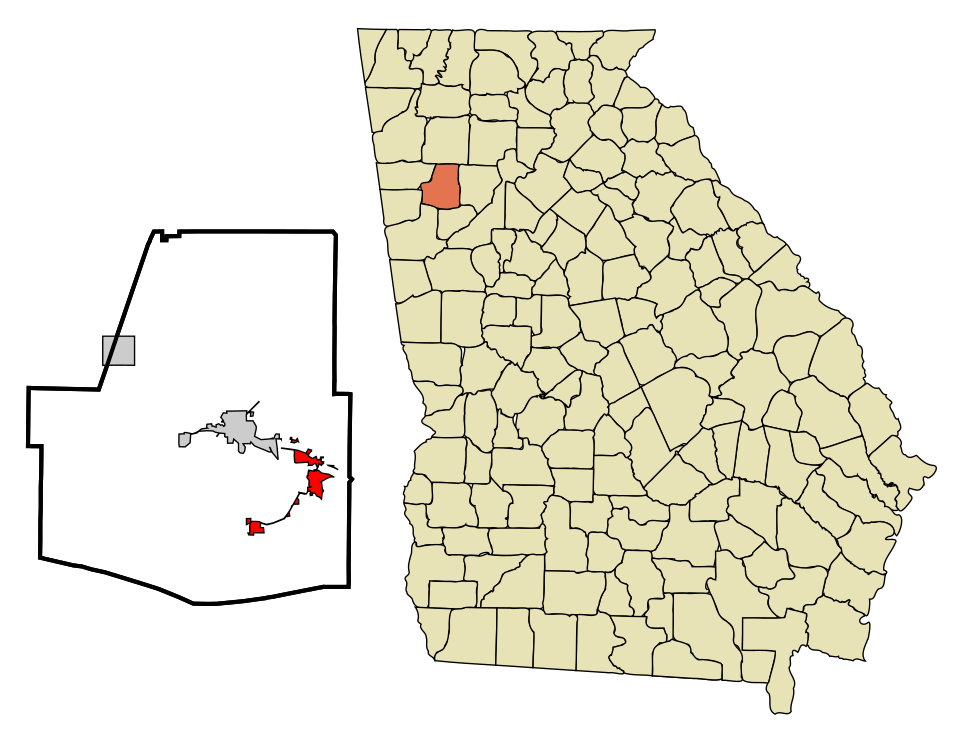 Map of Hiram