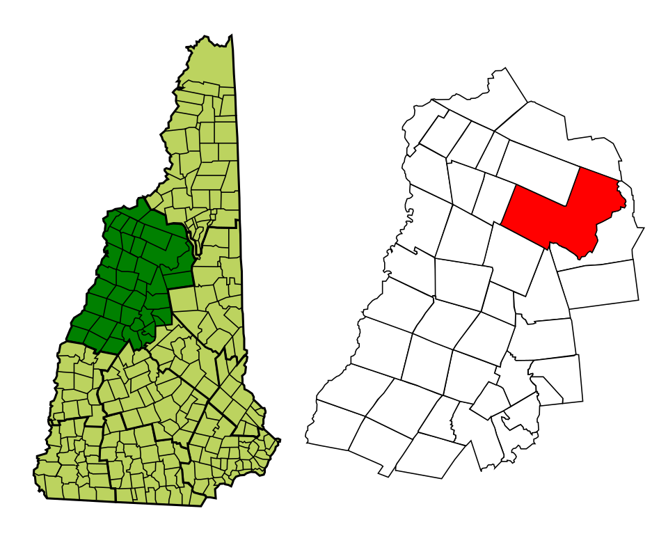 Locator map of Lincoln