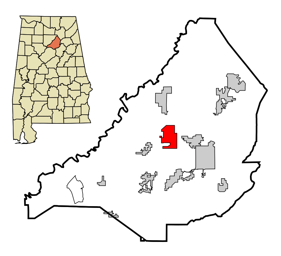 Locator map of Cleveland