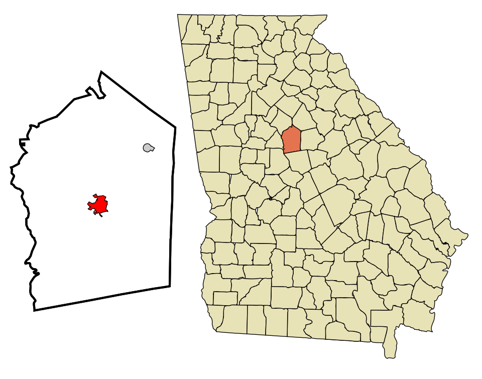 Locator map of Monticello