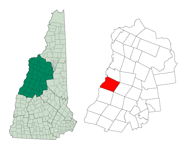 Locator map of Orford