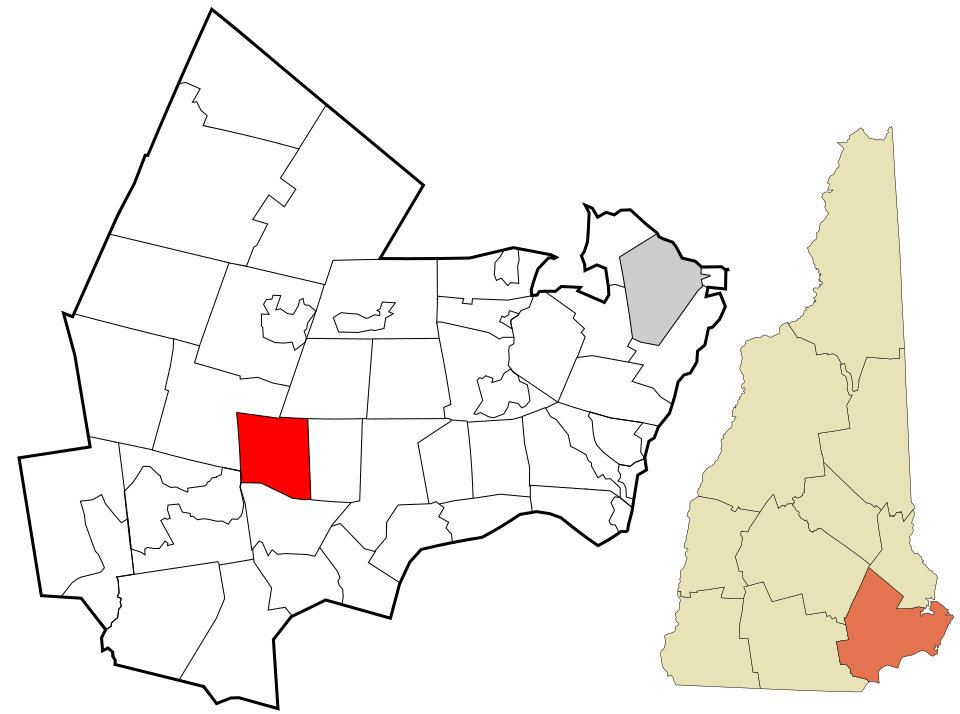 Locator map of Sandown