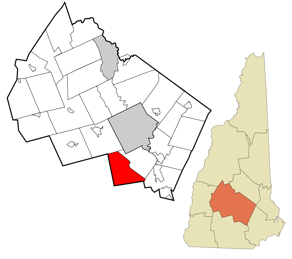Locator map of Dunbarton