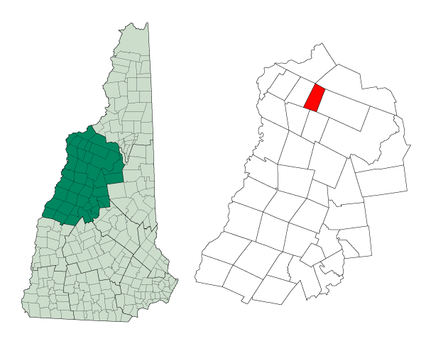 Locator map of Sugar Hill