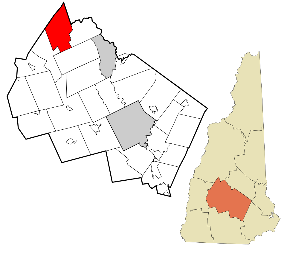 Locator map of Danbury