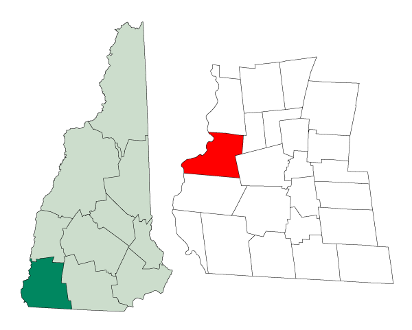 Locator map of Westmoreland