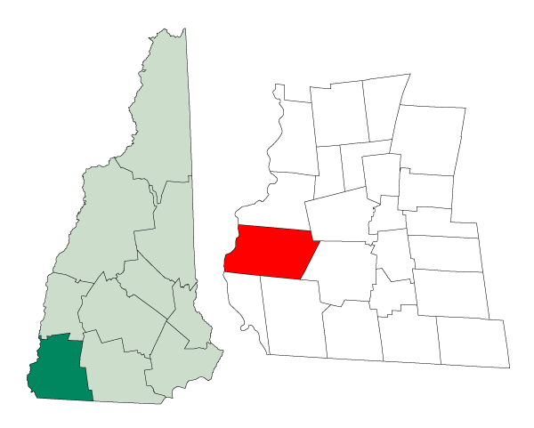 Locator map of Chesterfield