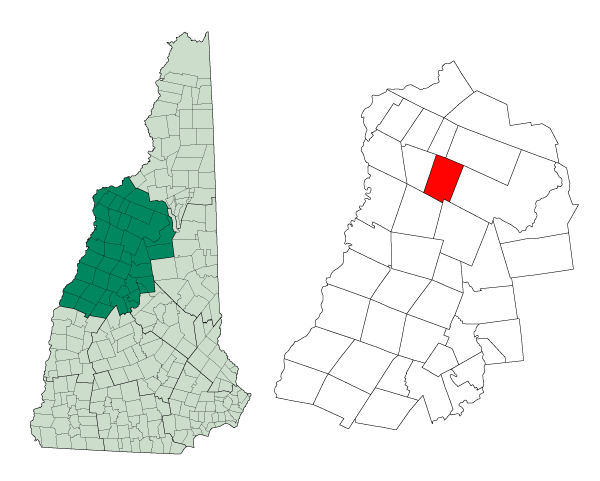 Locator map of Easton